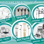 Средства реабилитации.